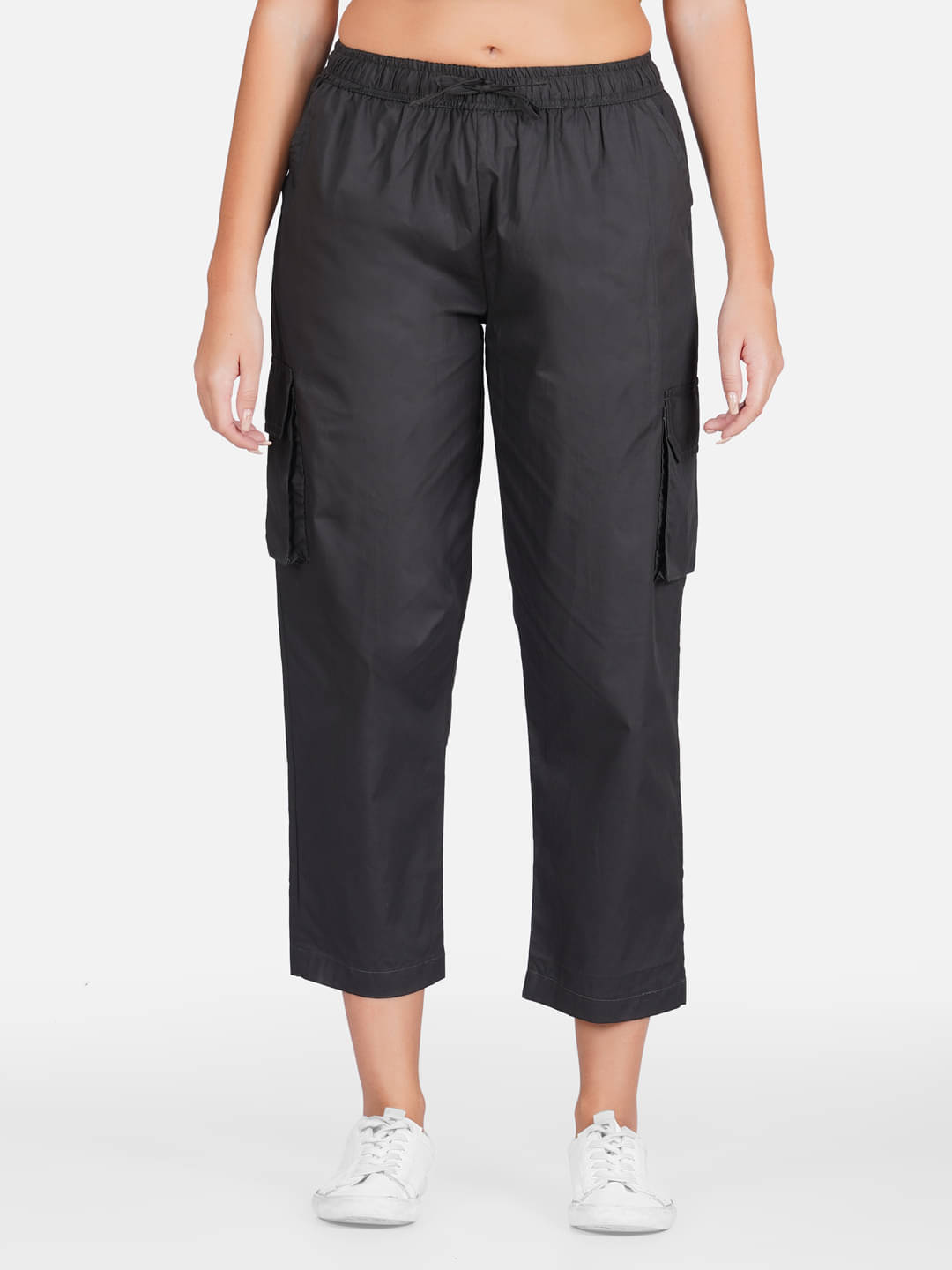     			fabcoast - Grey Cotton Regular Women's Cargo Pants ( Pack of 1 )
