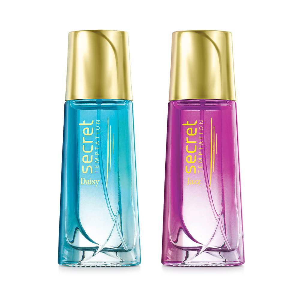 Secret Temptation Jazz and Daisy Perfume for Women Pack of 2 (30ml each) Secret Temptation Jazz and Daisy Perfume for Women Pack of 2 (30ml each)