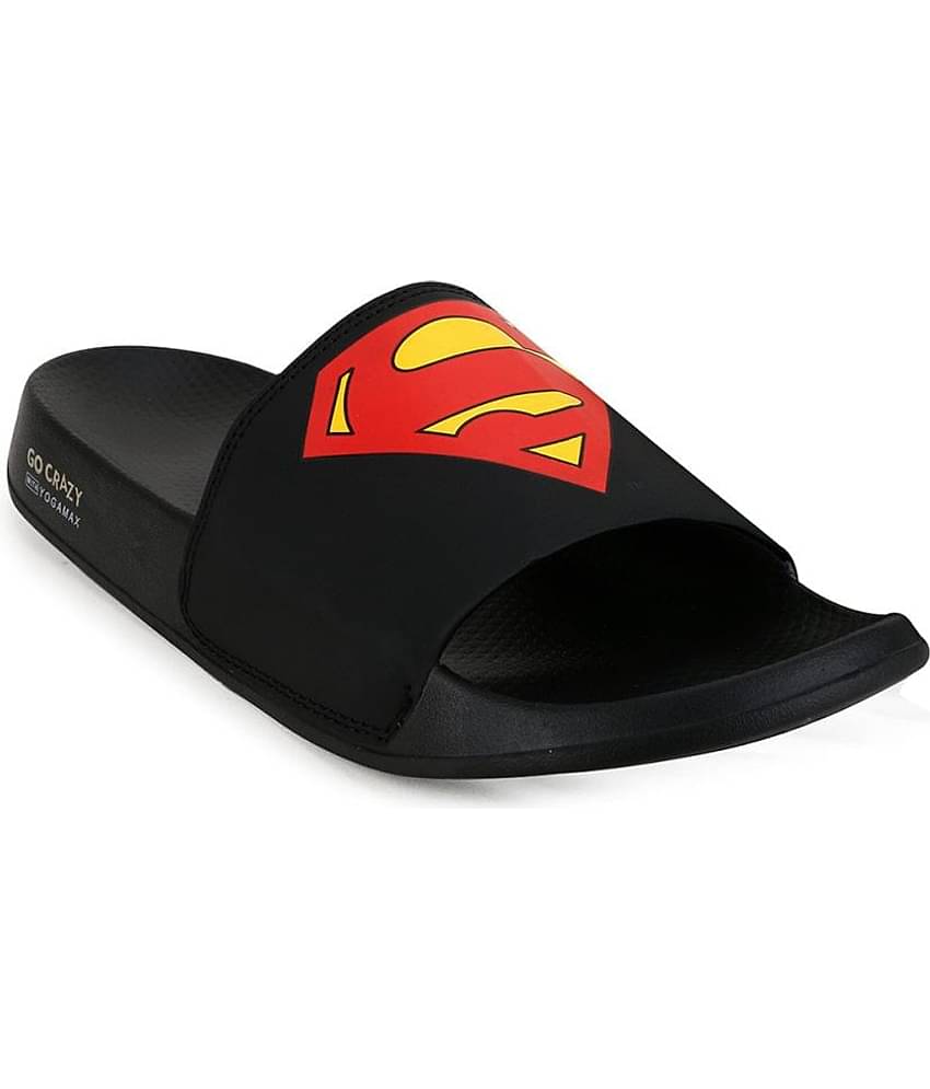 Campus - Black Men's Slide Flip Flop