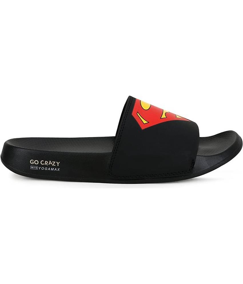 Campus - Black Men's Slide Flip Flop