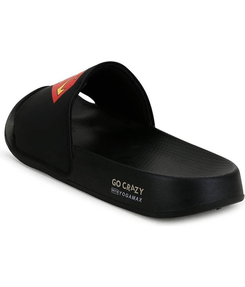 Campus - Black Men's Slide Flip Flop