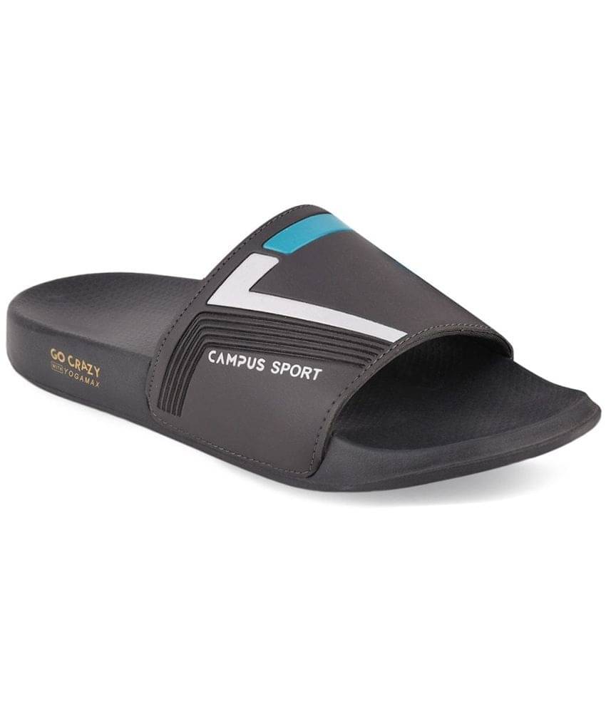     			Campus - Dark Grey Men's Slide Flip Flop