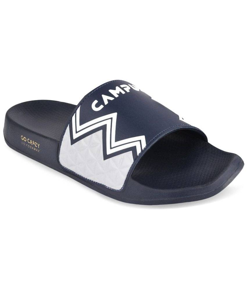     			Campus - Navy Blue Men's Slide Flip Flop