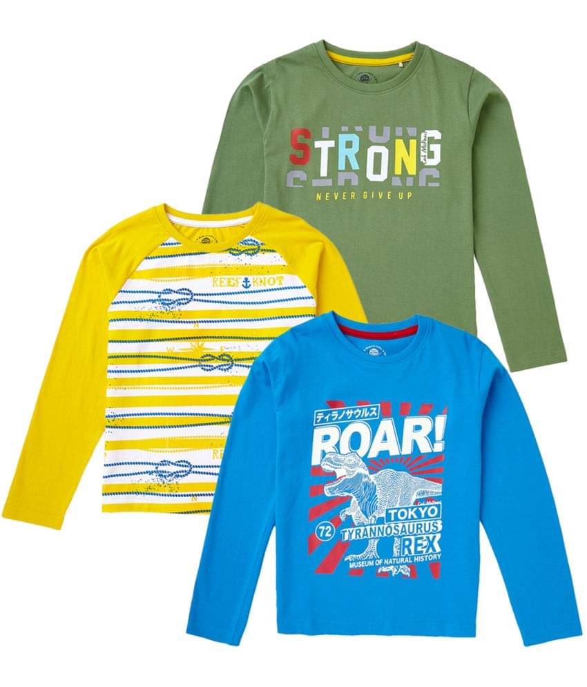     			Cub Mcpaws Pack of 2 Boys Cotton T-Shirt ( Multicolor )