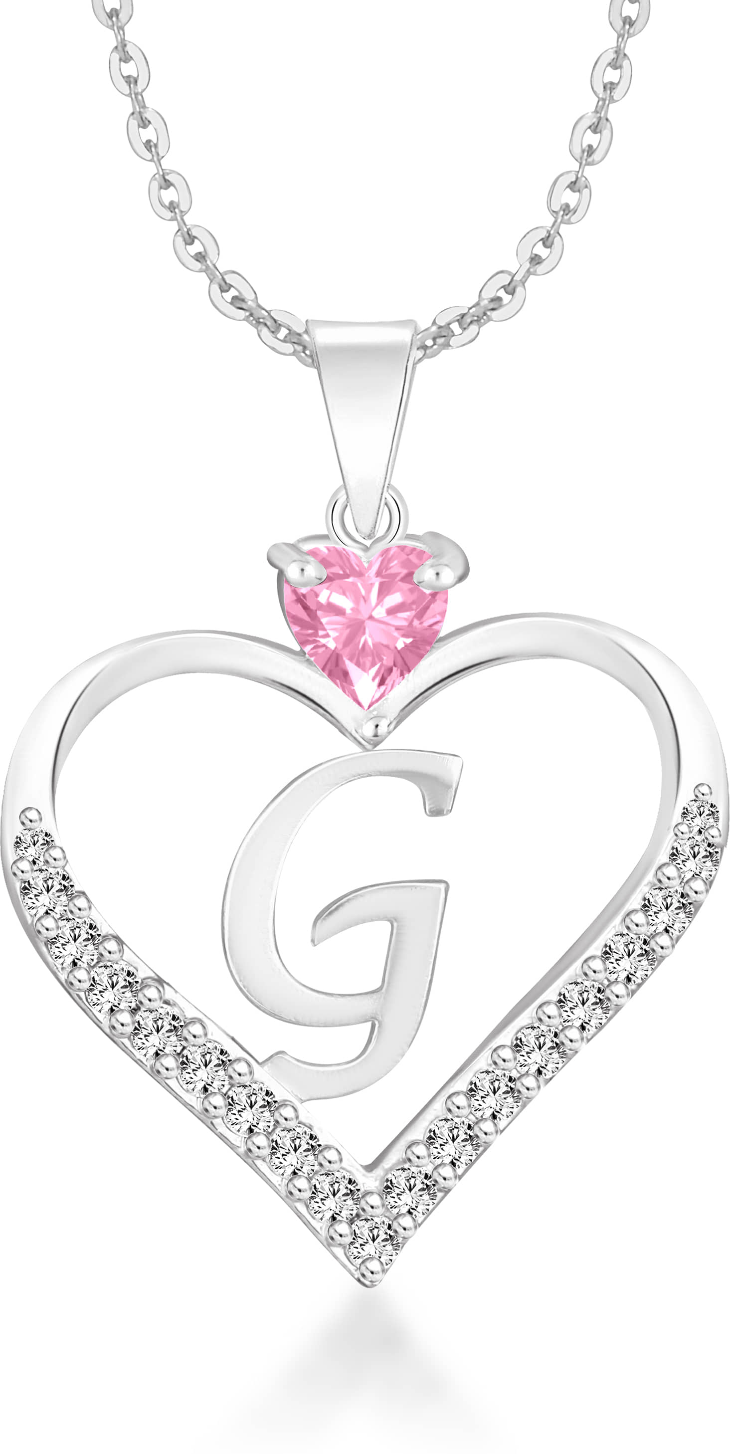 HEER COLLECTION - Pink Pendant ( Pack of 1 )