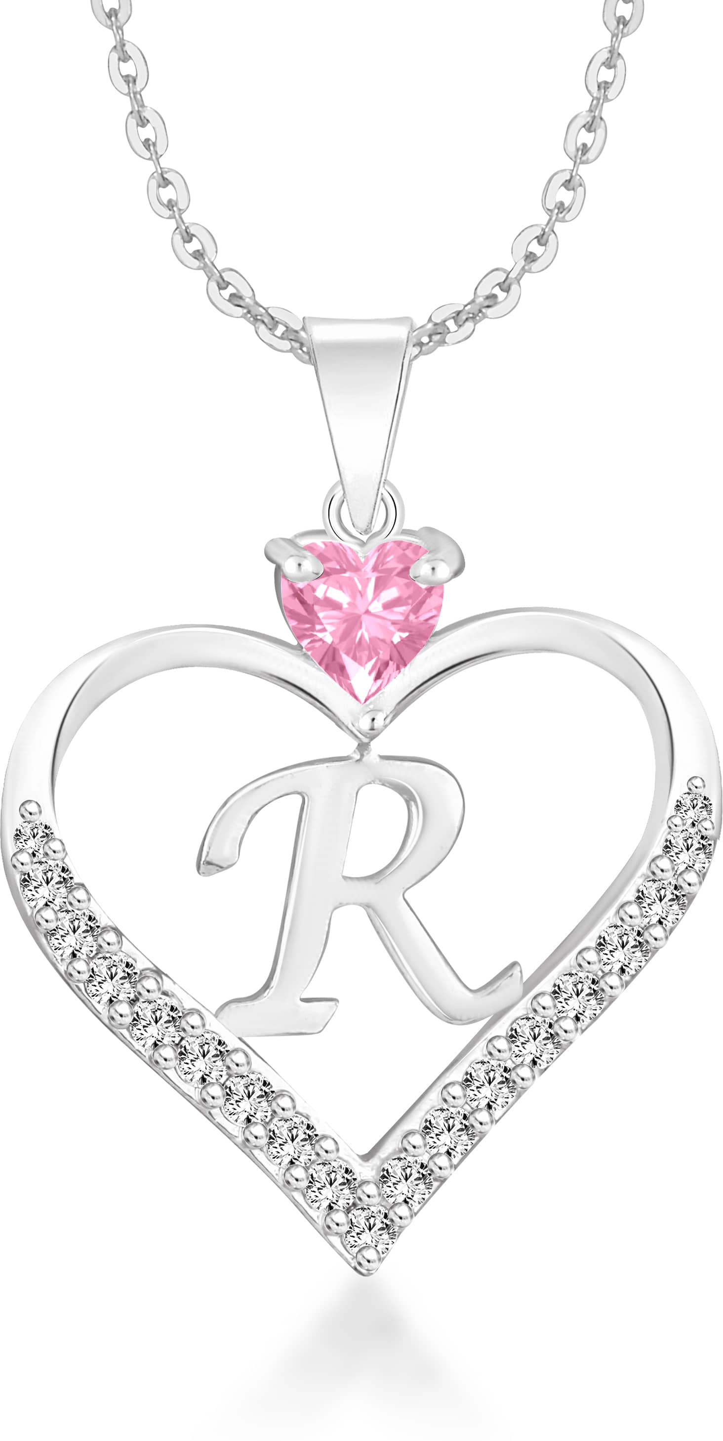 HEER COLLECTION - Pink Pendant ( Pack of 1 )