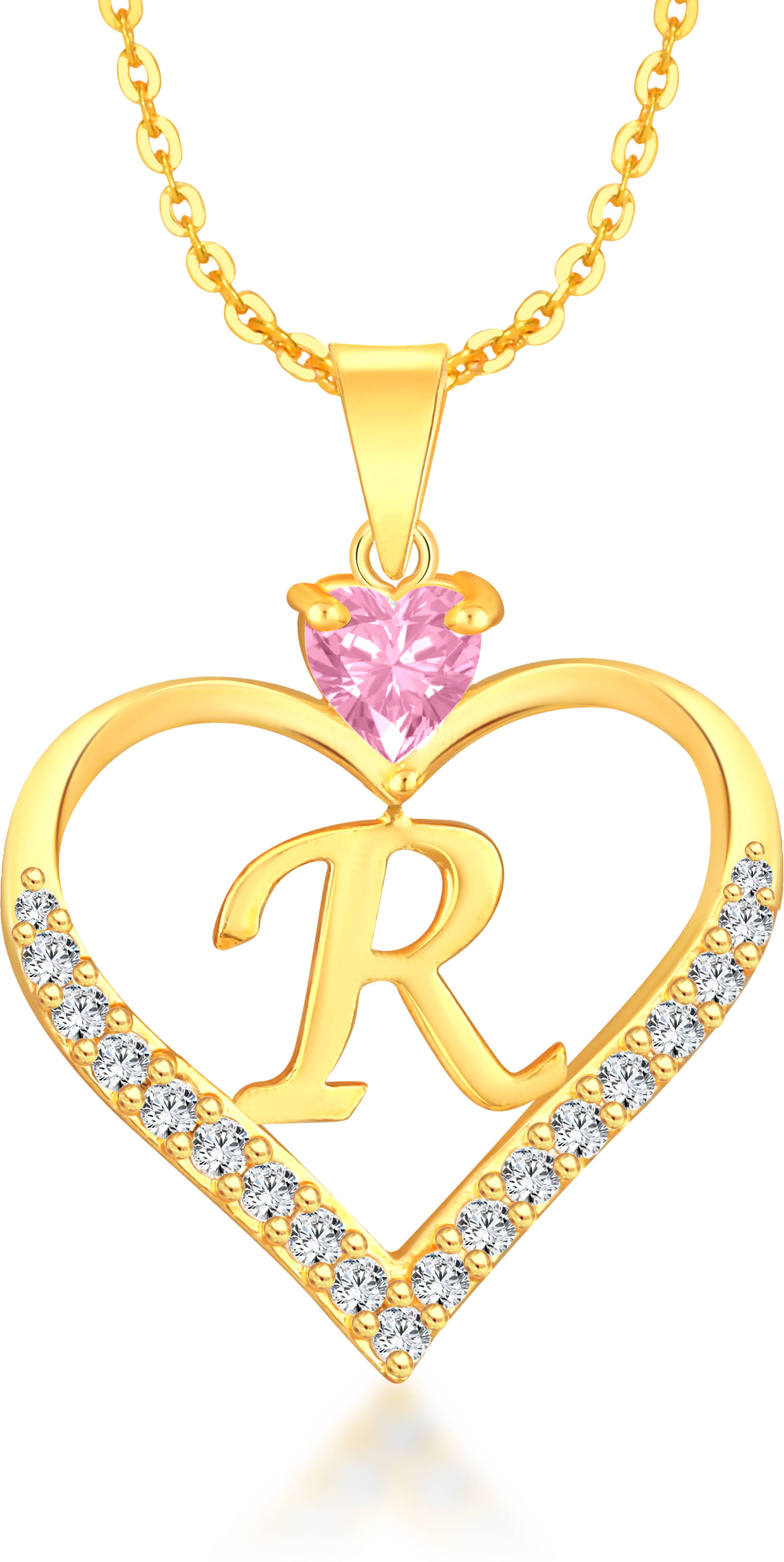     			HEER COLLECTION - Pink Pendant ( Pack of 1 )