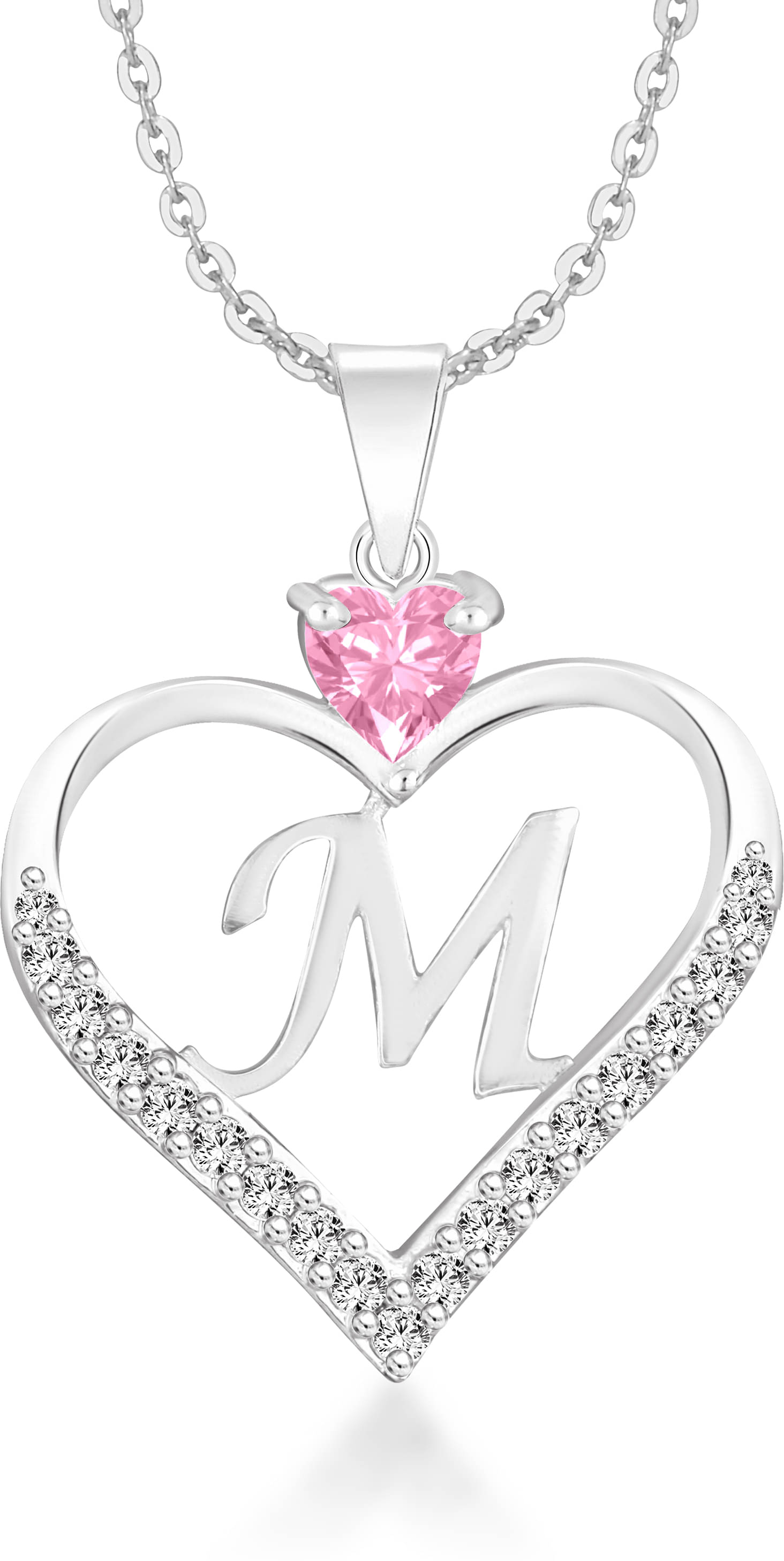 HEER COLLECTION - Pink Pendant ( Pack of 1 ) HEER COLLECTION - Pink Pendant ( Pack of 1 )