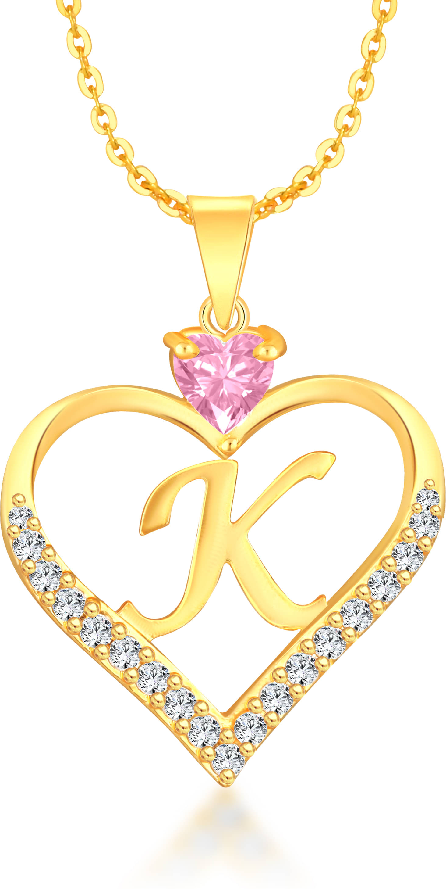 HEER COLLECTION - Pink Pendant set ( Pack of 1 ) HEER COLLECTION - Pink Pendant set ( Pack of 1 )