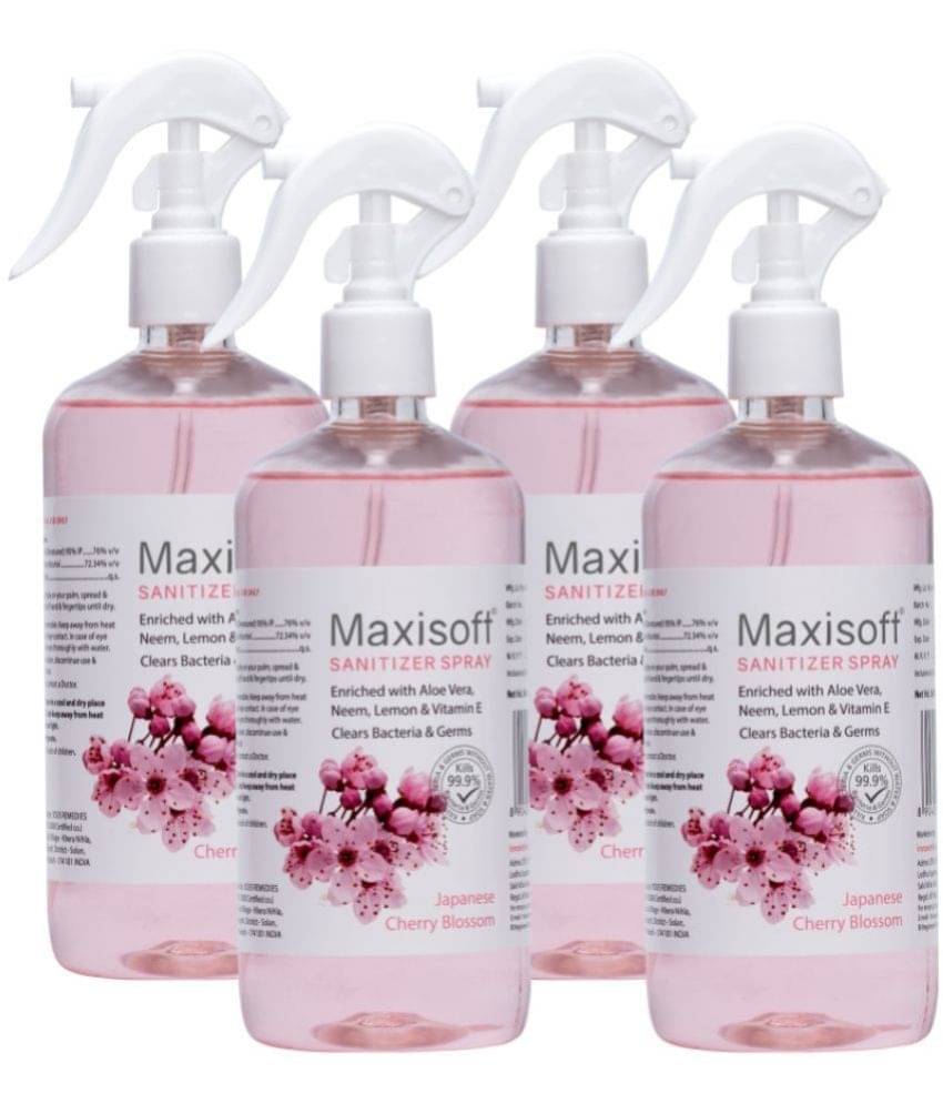     			MAXISOFT - Antibacterial Hand Sanitizer 500 mL ( Pack of 4 )