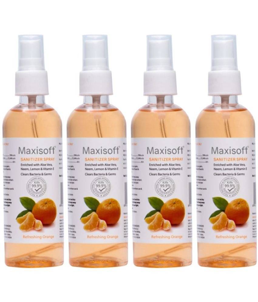 MAXISOFT - Refreshing Hand Sanitizer 120 mL ( Pack of 4 ) MAXISOFT - Refreshing Hand Sanitizer 120 mL ( Pack of 4 )