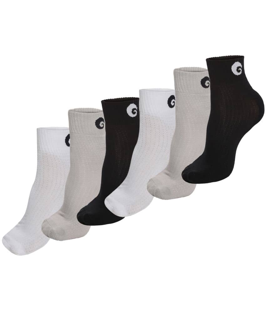 Omtex - Cotton Men's Self Design Multicolor Ankle Length Socks ( Pack of 6 ) - Socks | Buy online on ZillyBuy
