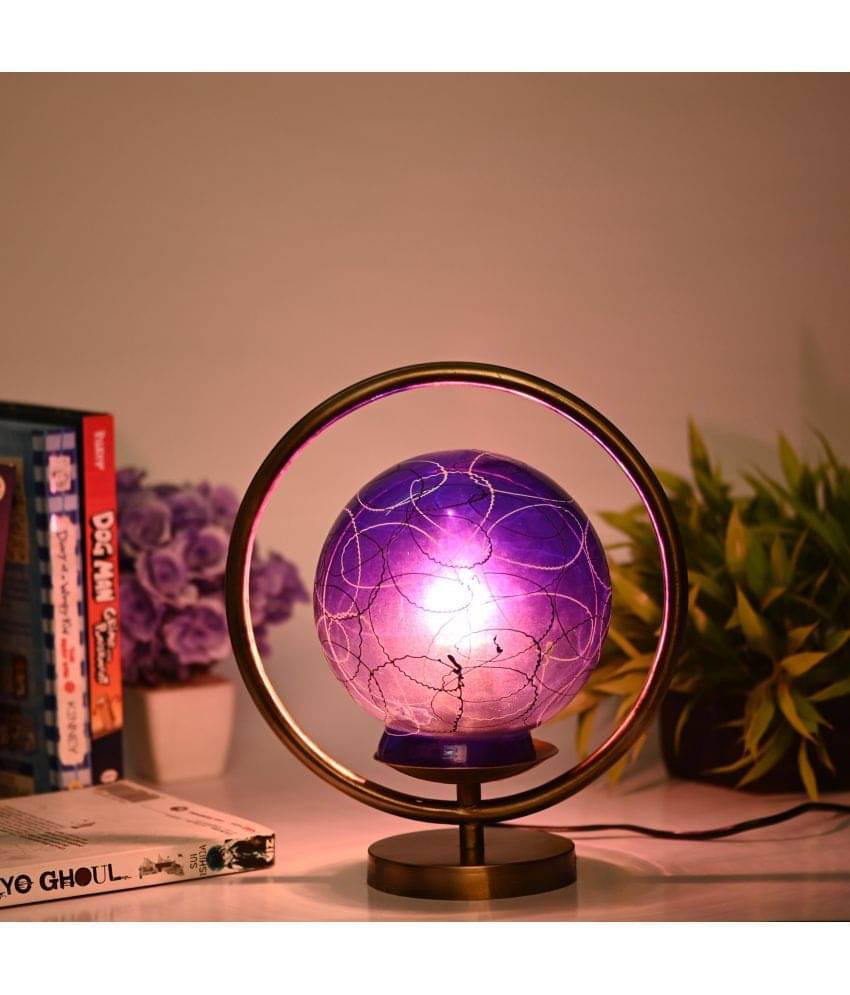 Somil - Blue Decorative Table Lamp ( Pack of 1 ) Somil - Blue Decorative Table Lamp ( Pack of 1 )