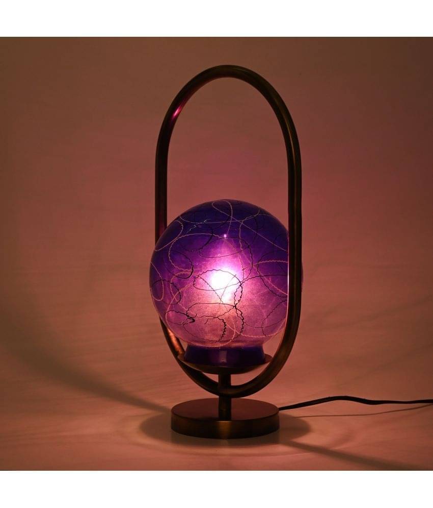 Somil - Blue Decorative Table Lamp ( Pack of 1 ) Somil - Blue Decorative Table Lamp ( Pack of 1 )