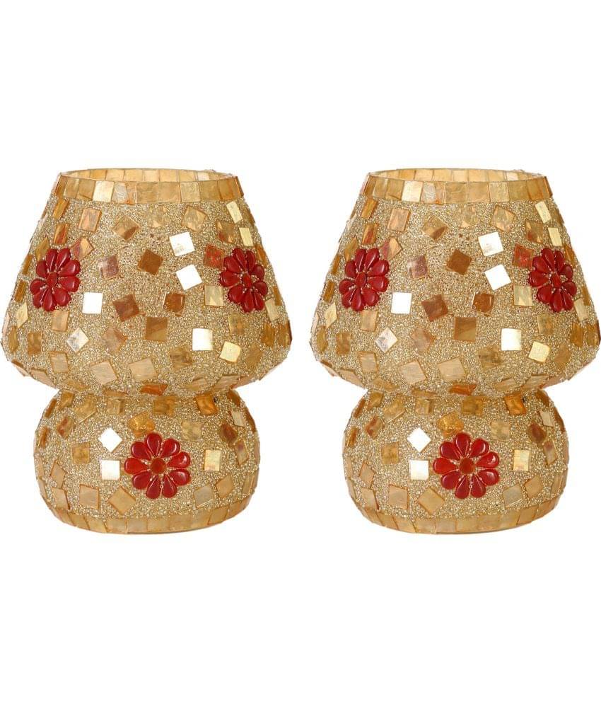     			Somil - Brown Decorative Table Lamp ( Pack of 2 )