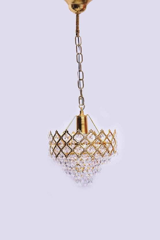 Somil Glass Chandeliers Hanging Light Multi - Pack of 1