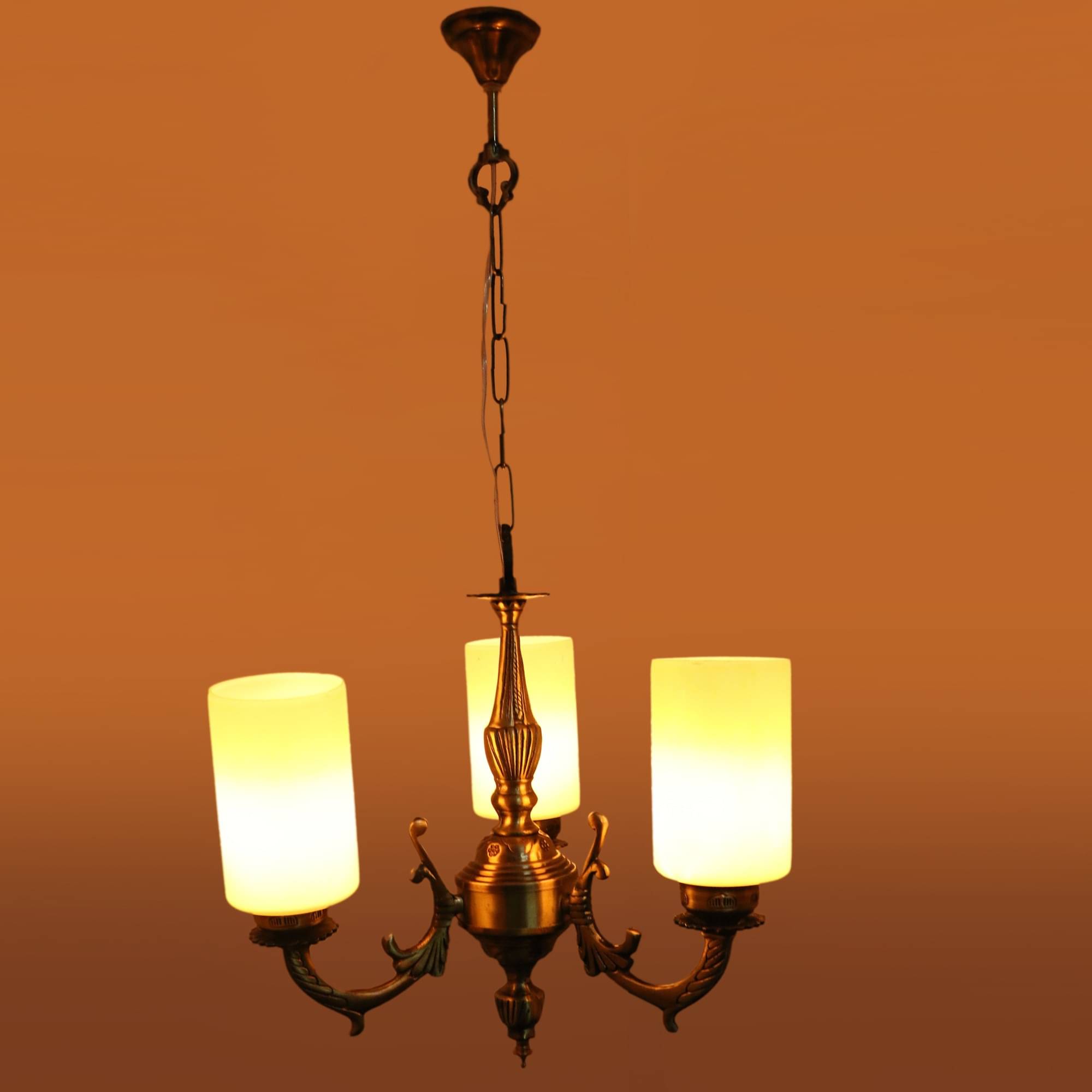 Somil Glass Chandeliers Hanging Light Multi - Pack of 1 Somil Glass Chandeliers Hanging Light Multi - Pack of 1