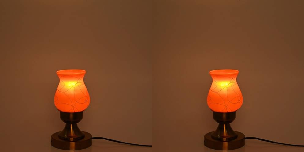     			Somil - Gold Decorative Table Lamp ( Pack of 2 )