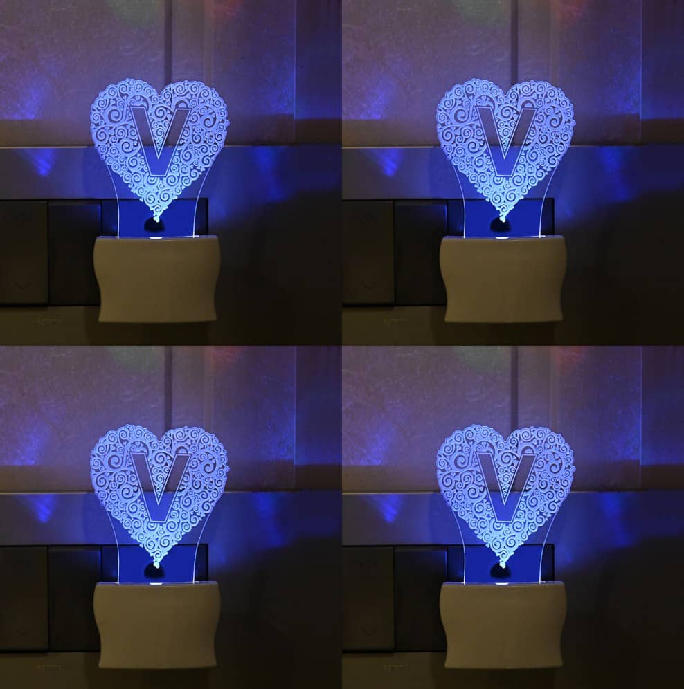 Somil - Multicolor Night Lamp ( Pack of 4 )