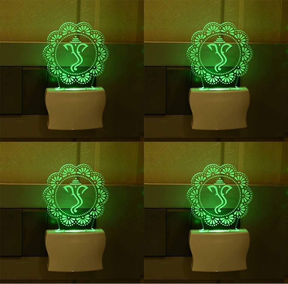 Somil - Multicolor Night Lamp ( Pack of 4 )     			Somil - Multicolor Night Lamp ( Pack of 4 )
