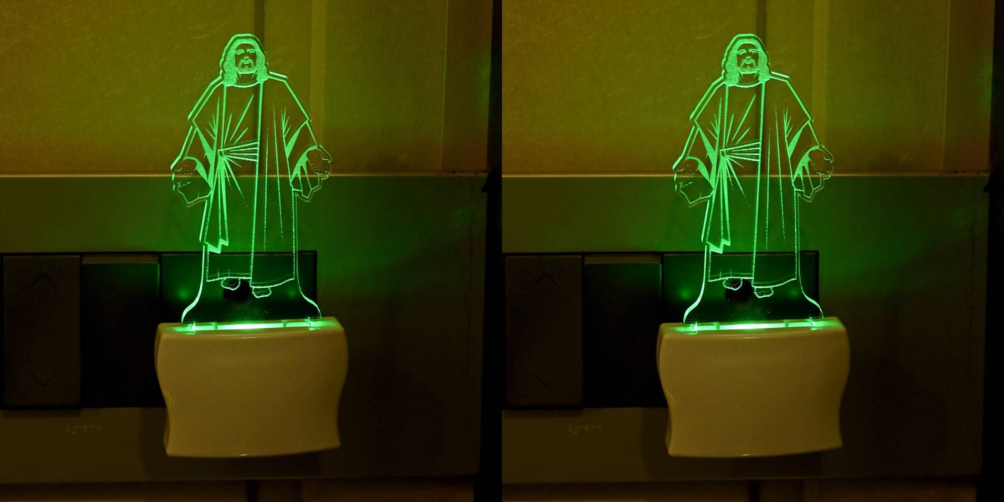 Somil - Multicolor Night Lamp ( Pack of 2 ) Somil - Multicolor Night Lamp ( Pack of 2 )