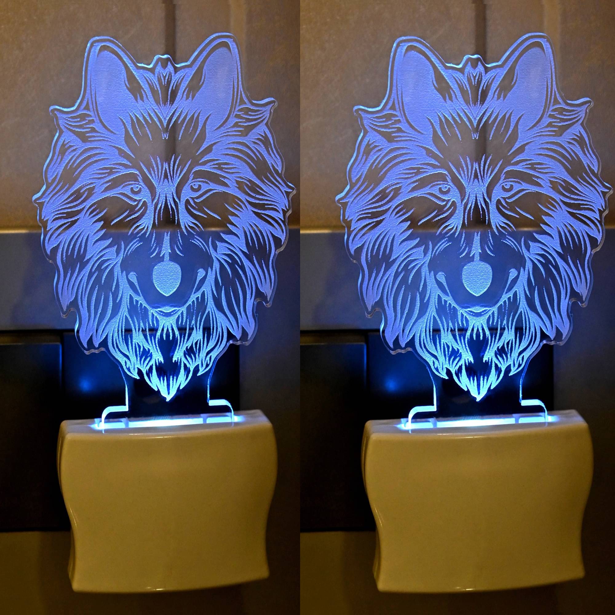 Somil - Multicolor Night Lamp ( Pack of 2 )     			Somil - Multicolor Night Lamp ( Pack of 2 )