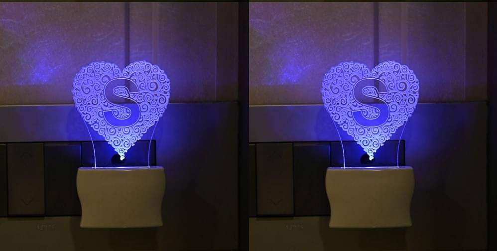     			Somil - Multicolor Night Lamp ( Pack of 2 )