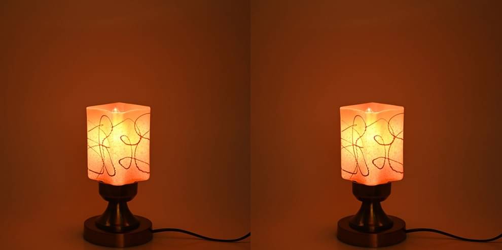     			Somil - Pink Decorative Table Lamp ( Pack of 2 )