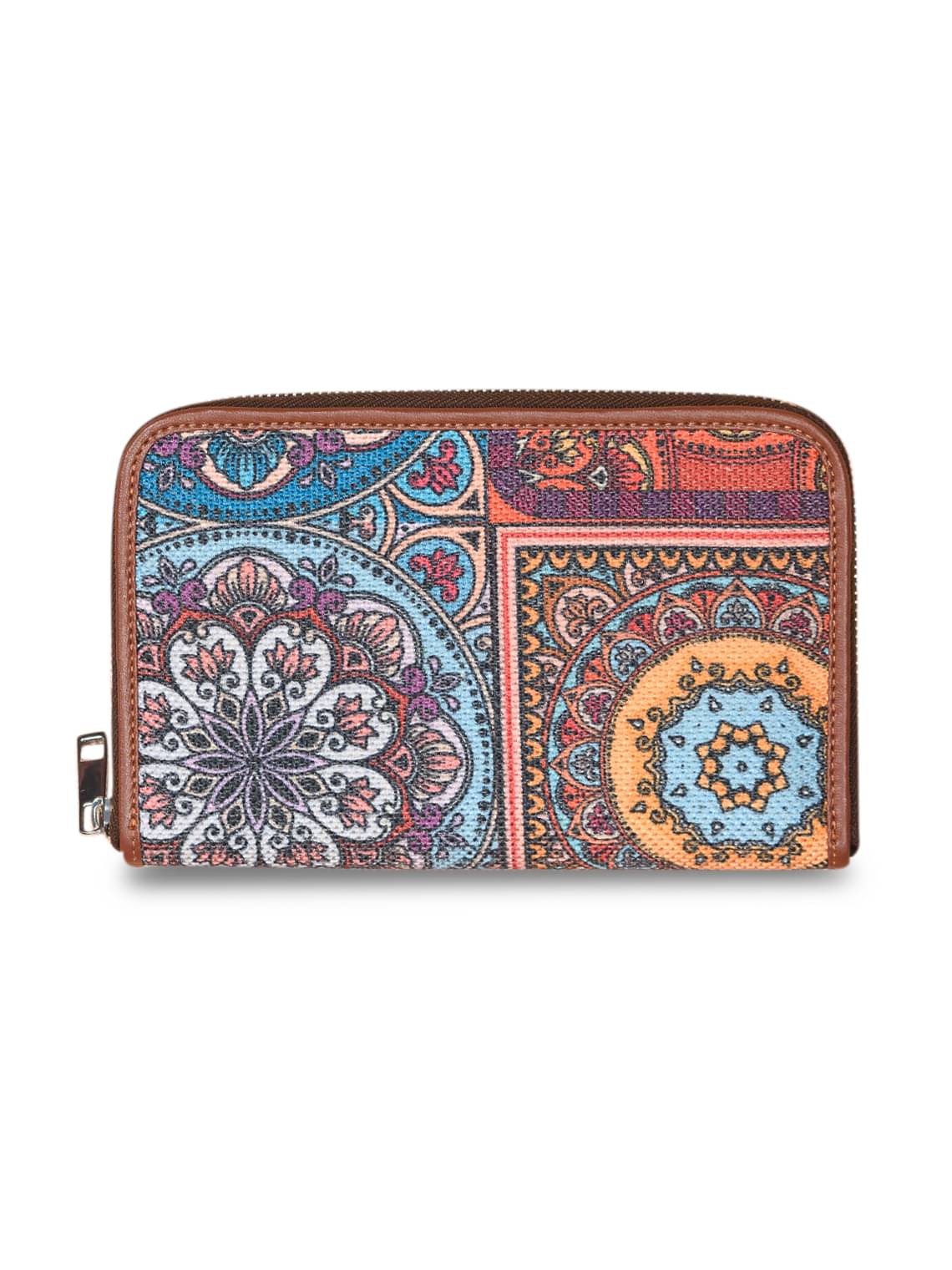     			Zouk - Jute Multi Women's Zip Around Wallet ( Pack of 1 )