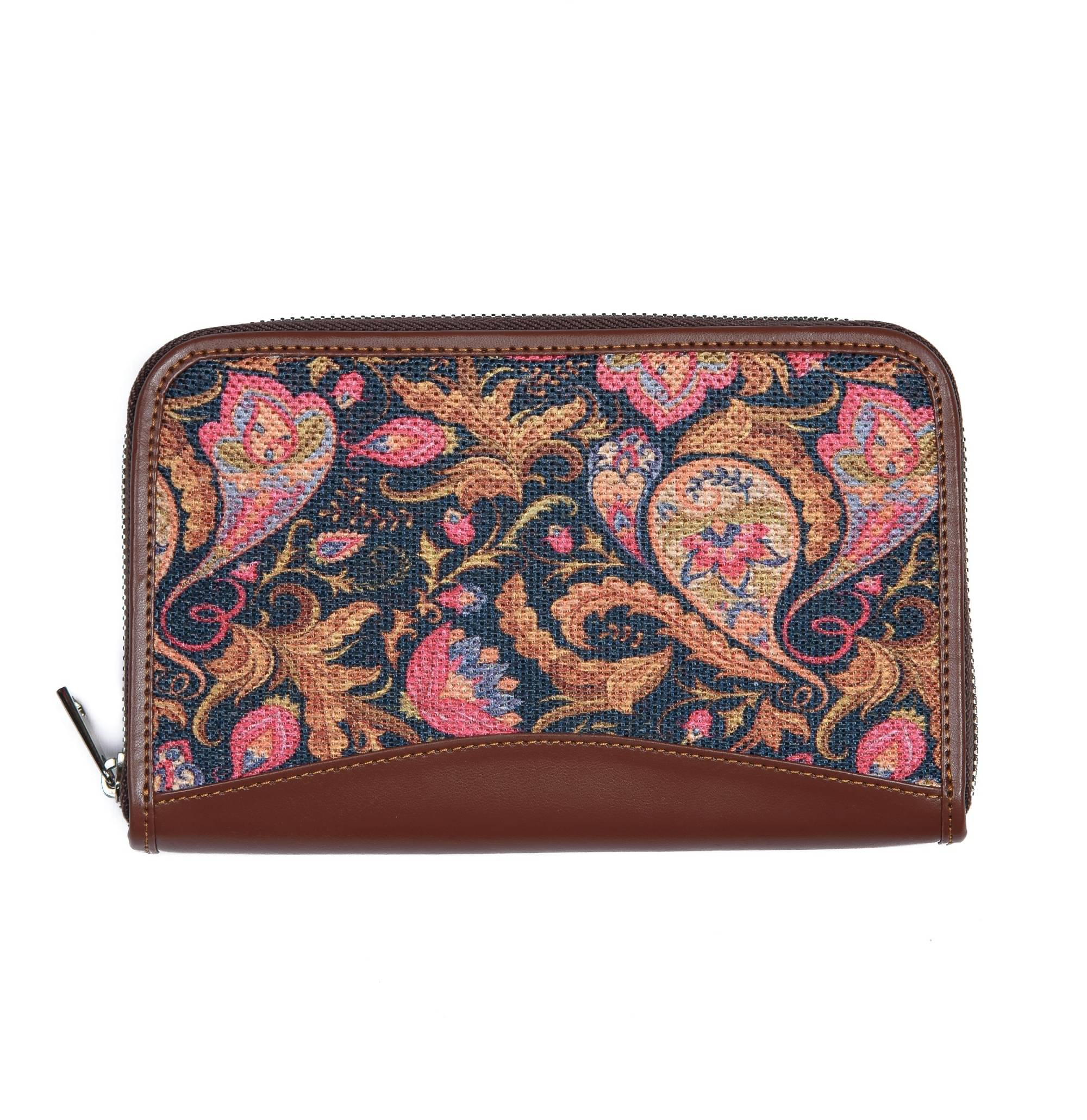     			Zouk - Jute Pink Women's Zip Around Wallet ( Pack of 1 )