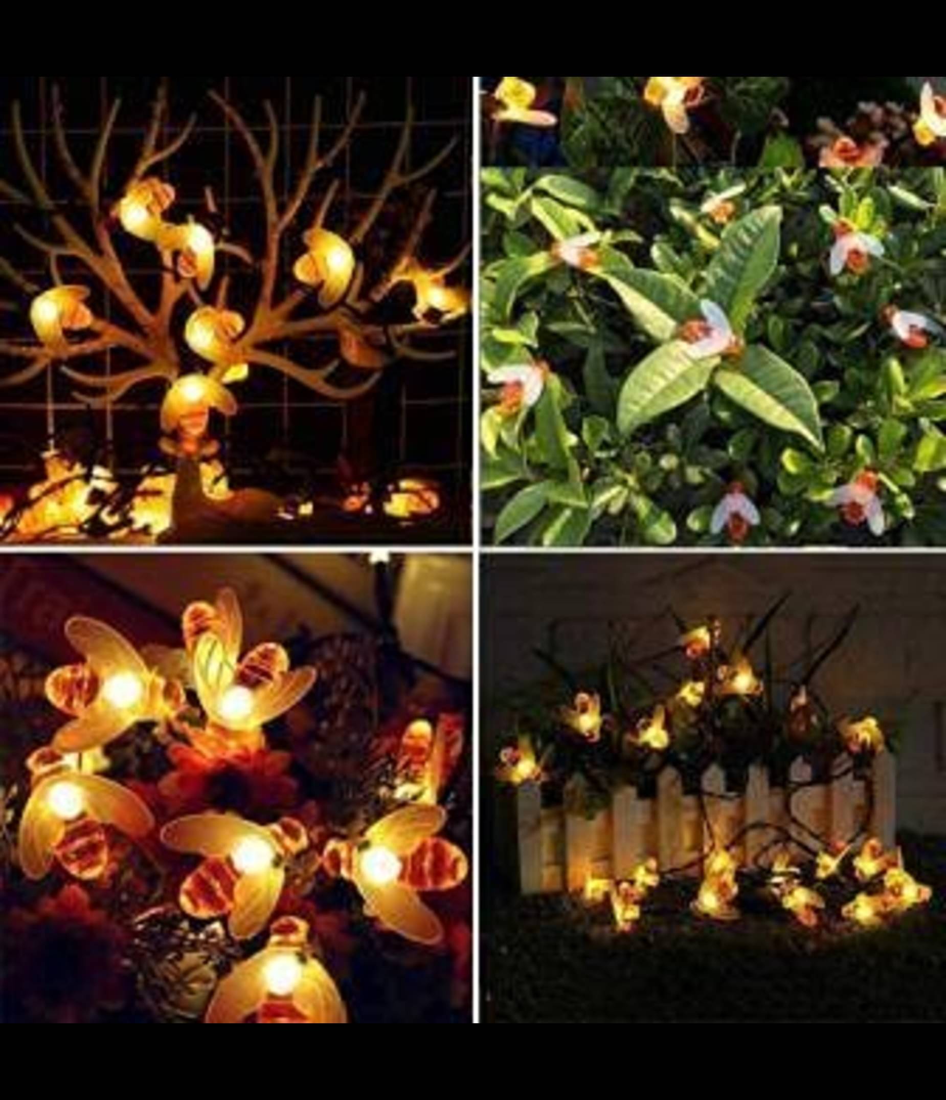 thriftkart - 14 LED Fairy Honeybee LED String Lights for Festival Party Home Decoration (14 LED Fairy Honeybee) thriftkart - 14 LED Fairy Honeybee LED String Lights for Festival Party Home Decoration (14 LED Fairy Honeybee)