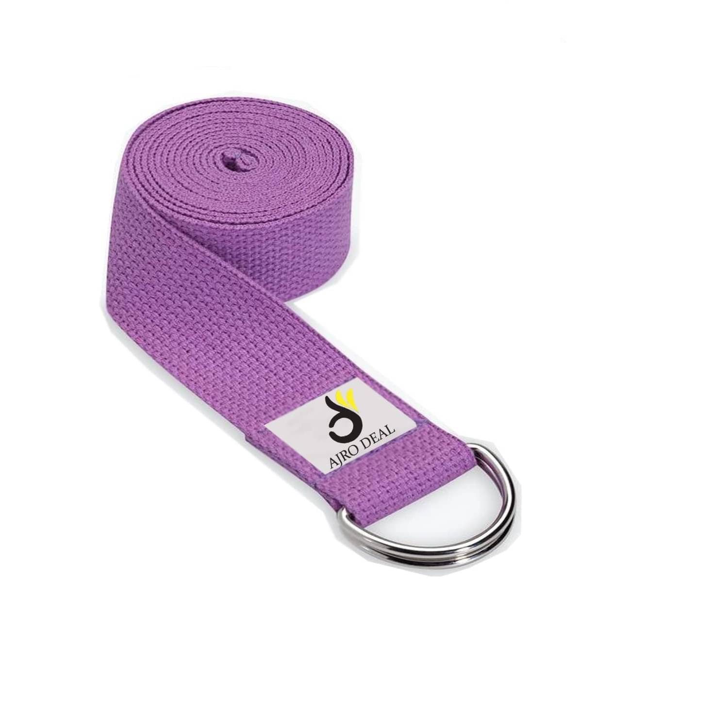     			AJRO DEAL - Purple Nylon,Cotton Yoga Strap ( Pack of 1 )