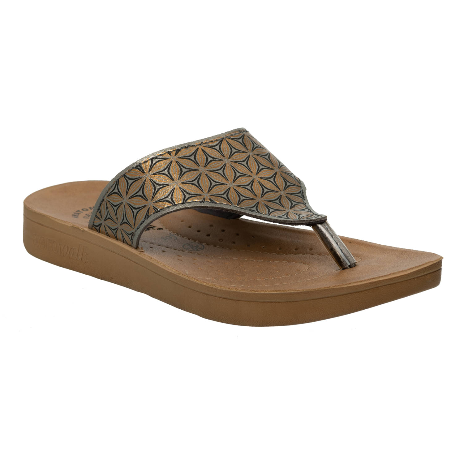     			Aerowalk - Silver Women's Flats