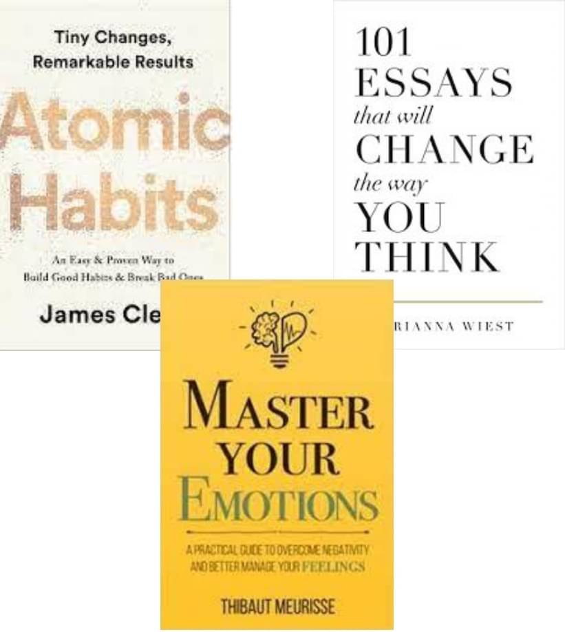 Atomic Habits +101 essays that will change the way you think + Master Your Emotions Atomic Habits +101 essays that will change the way you think + Master Your Emotions
