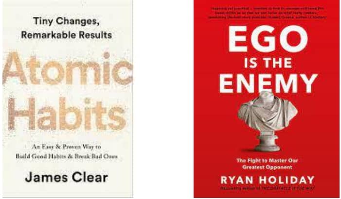 Atomic Habits + Ego is the Enemy - Stationery | Buy online on ZillyBuy