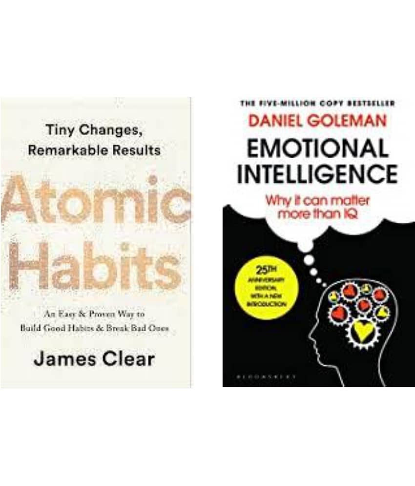 Atomic Habits + Emotional Intelligence: Why It Can Matter More Than IQ - Stationery | Buy online on ZillyBuy