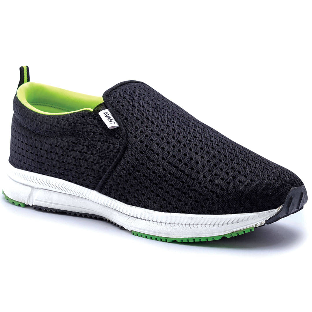 Avant Bolt Slip Black Men's Sports Running Shoes Avant Bolt Slip Black Men's Sports Running Shoes