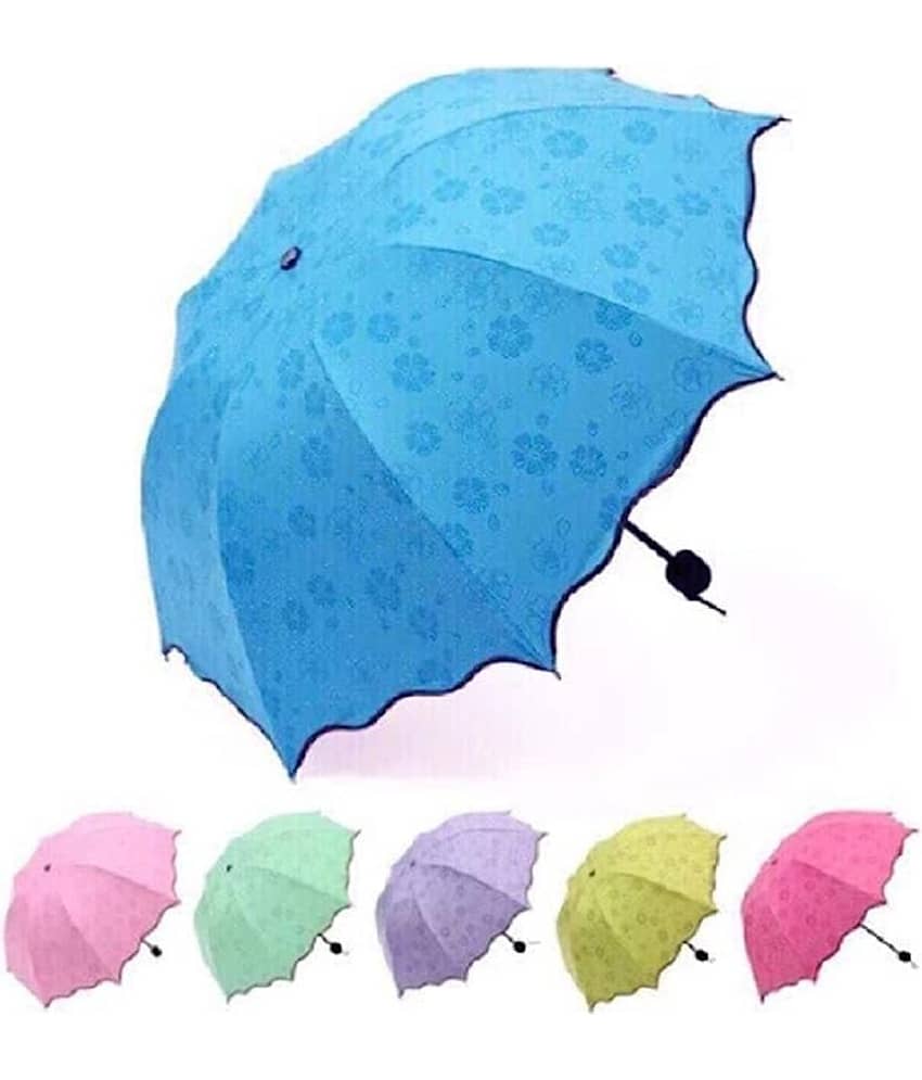 EIGHTEEN ENTERPRISE Magic Umbrella (Asorted colour)| Blossom Magic Compact Umbrella for UV Protection & Rain for Girls and Women | A Creative Magical Umbrella of Blooming Flowers Design For Kid's. - Jewellery Sets | Buy online on ZillyBuy