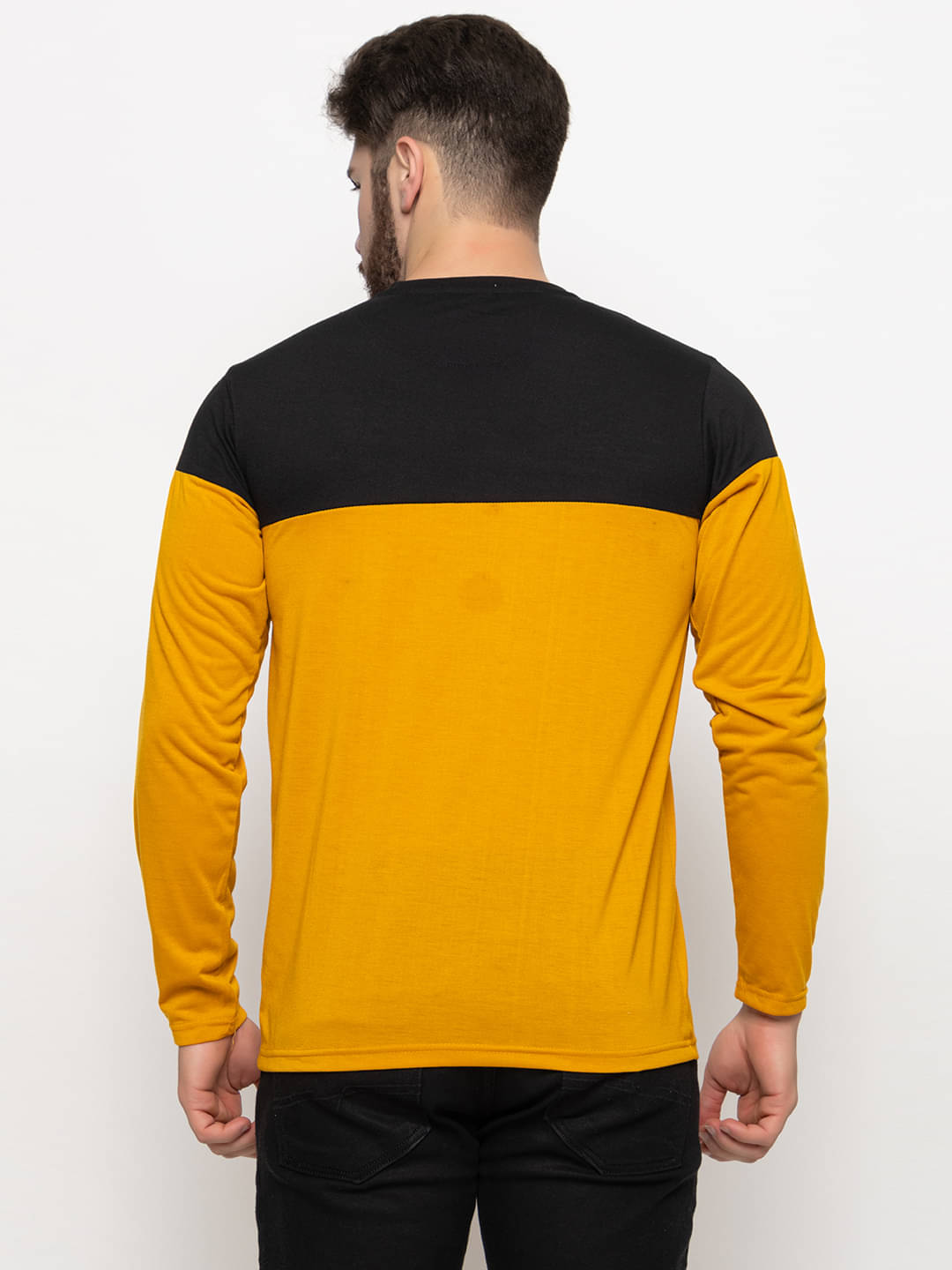    			Emerald Pack of 1 Cotton Blend Regular Fit Men's T-Shirt ( Mustard )
