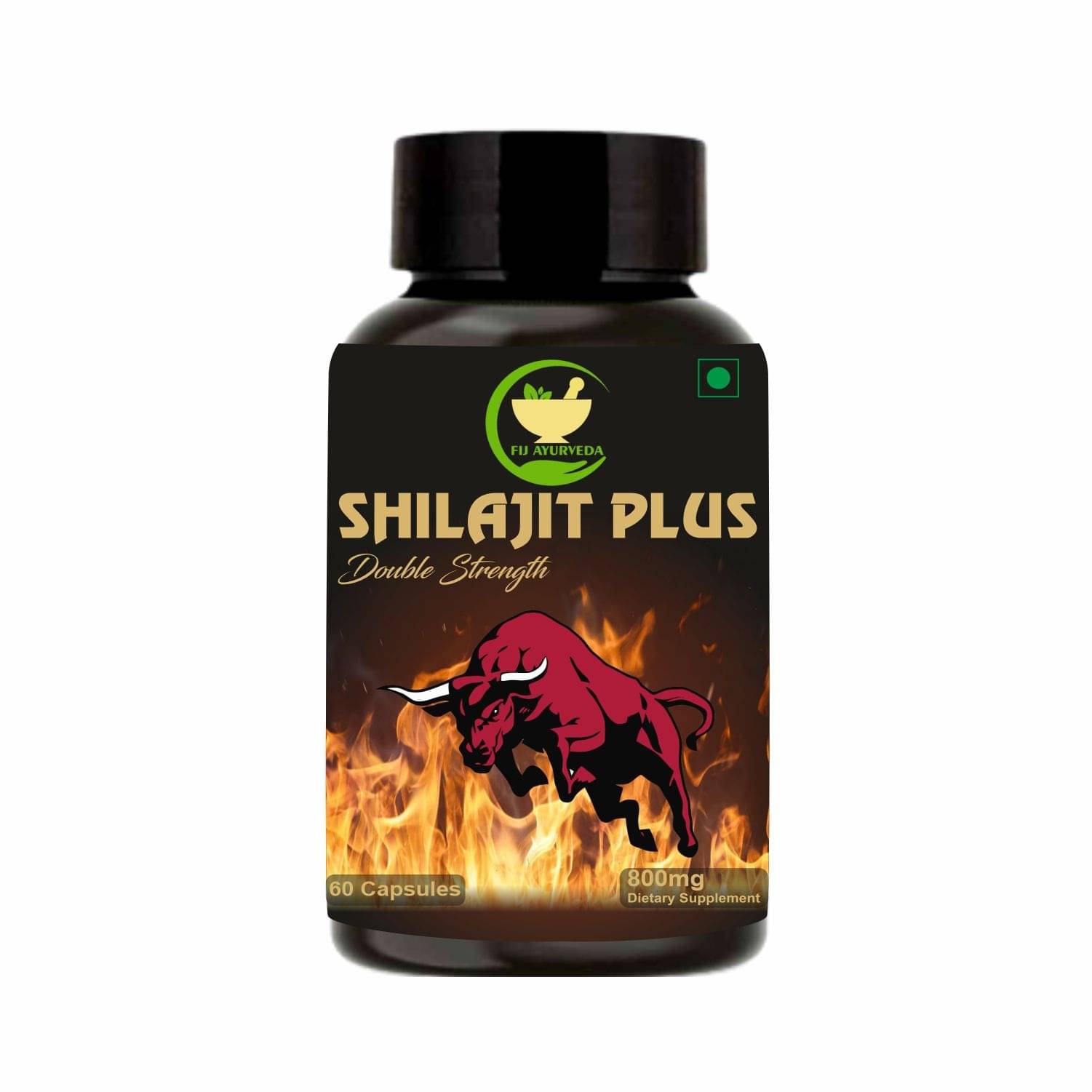 FIJ AYURVEDA Shilajit Plus Extract Capsule | Premium Shilajit | for Men & Women – 800mg 60 Capsules FIJ AYURVEDA Shilajit Plus Extract Capsule | Premium Shilajit | for Men & Women – 800mg 60 Capsules