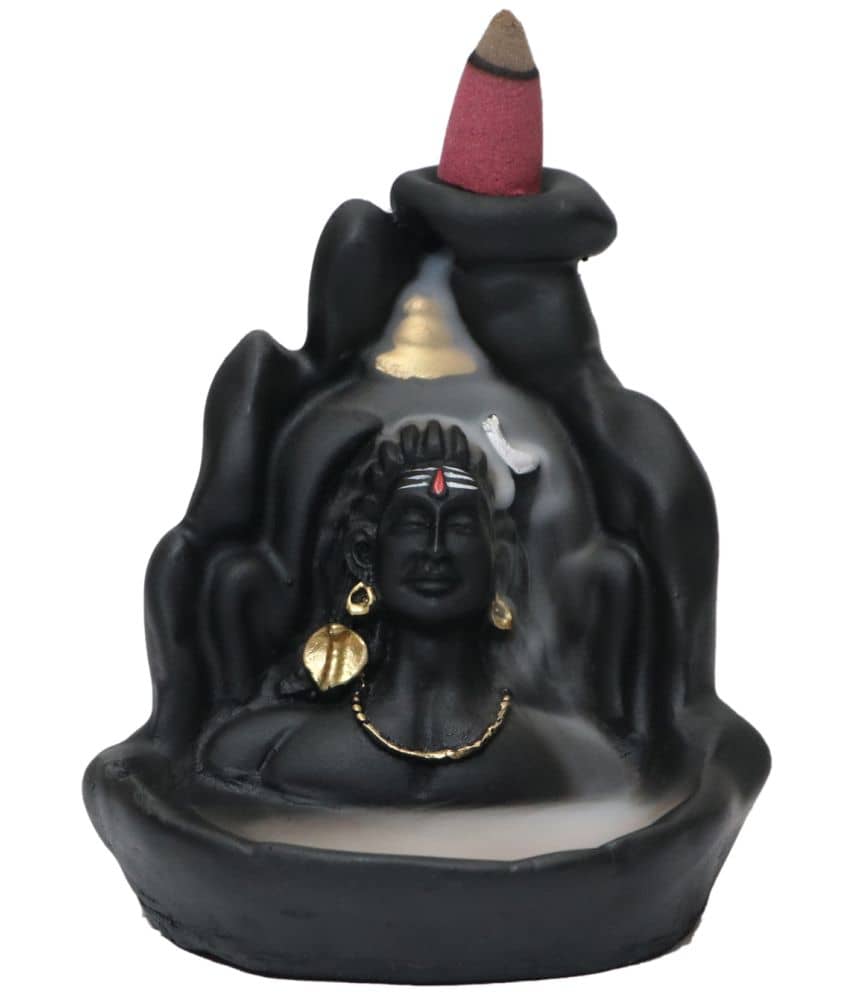 Khushi Enterprises BackFlow Shiva Showpiece 11 cm - Pack of 1