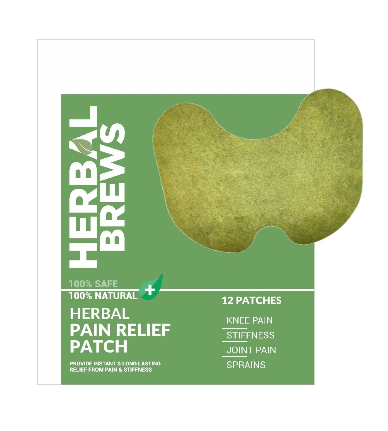     			Herbal Brews Pain Relief Patches Paste 12 No.S Pack of 1