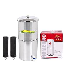 HomePro Manual Water Filter 24 L 24 Ltr Gravity Water Purifier