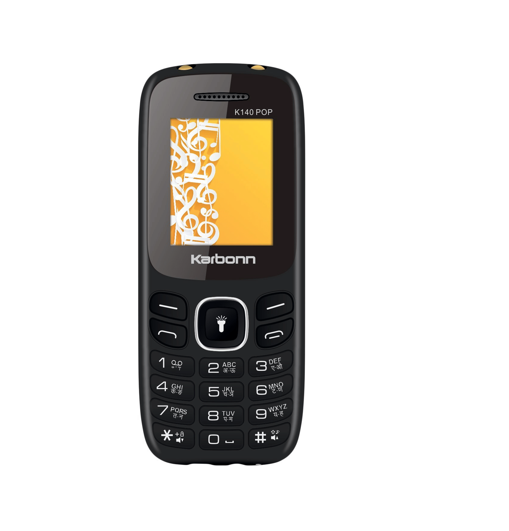     			Karbonn K140 POP Dual SIM Feature Phone Black