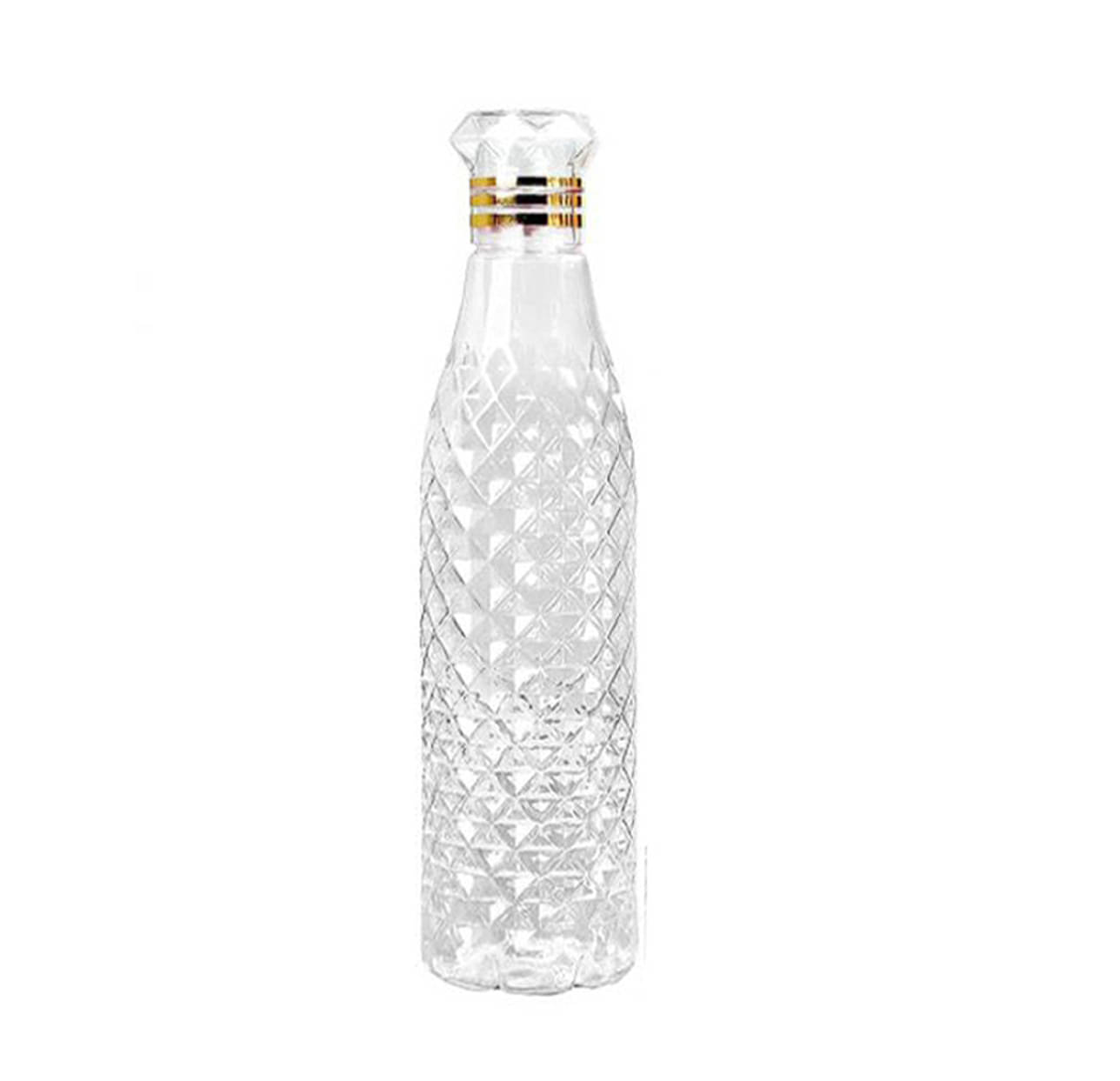 Kitchen4U - Diamond primium water bottle for fridge Transparent Water Bottle 1000 ml mL ( Set of 1 ) Kitchen4U - Diamond primium water bottle for fridge Transparent Water Bottle 1000 ml mL ( Set of 1 )