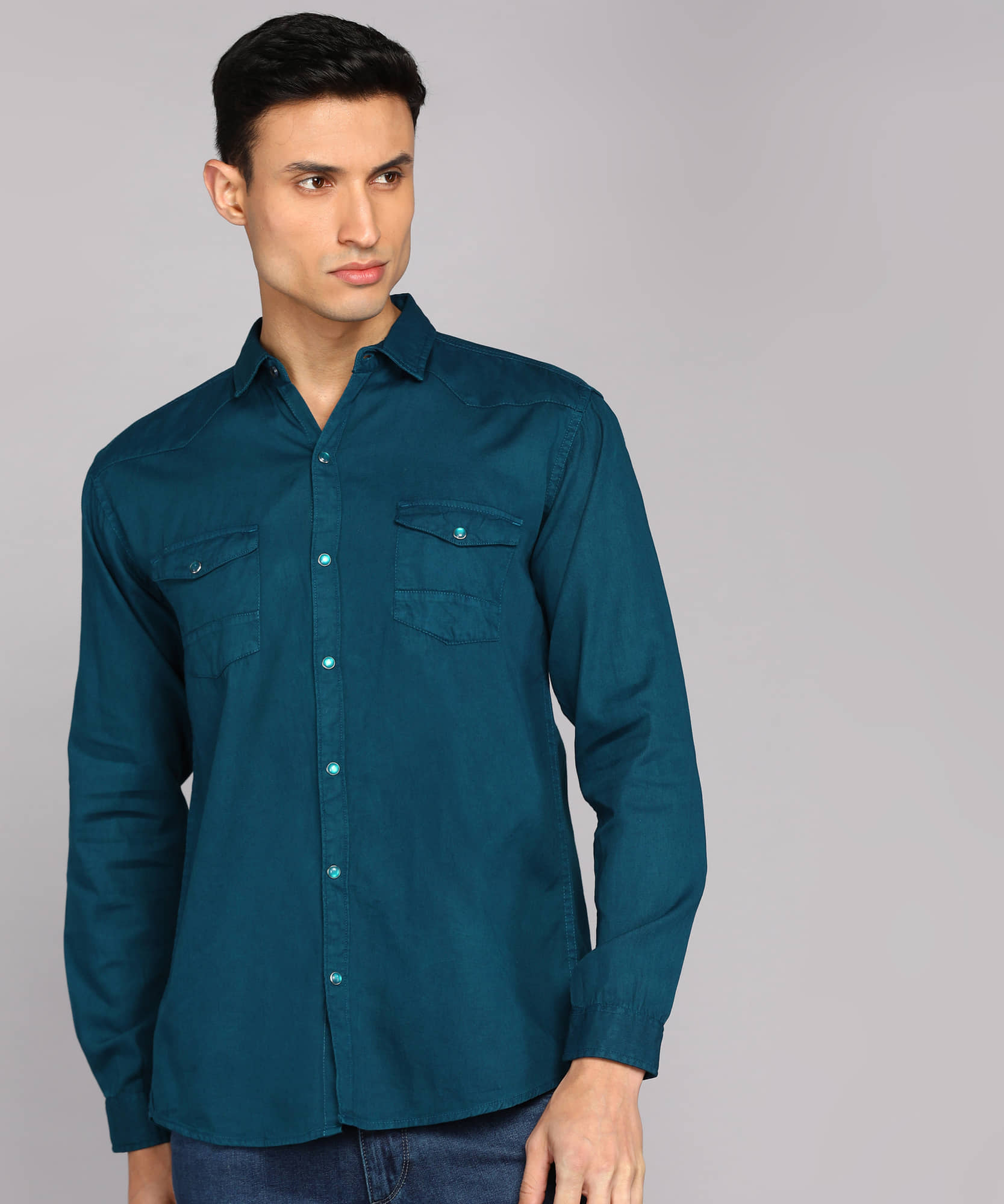Kuons Avenue - Mustard 100% Cotton Regular Fit Men's Casual Shirt ( Pack of 1 )