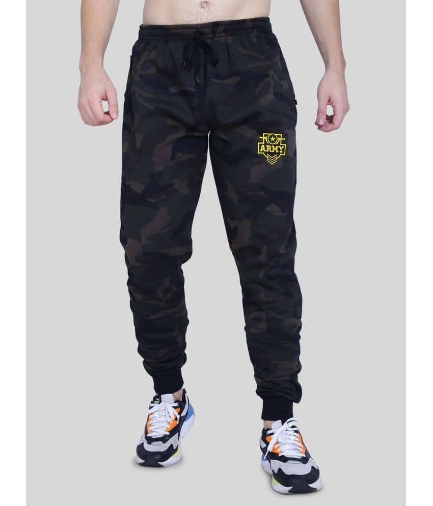 Neo Garments - Military Green Cotton Men's Joggers ( Pack of 1 ) - Track Pants | Buy online on ZillyBuy