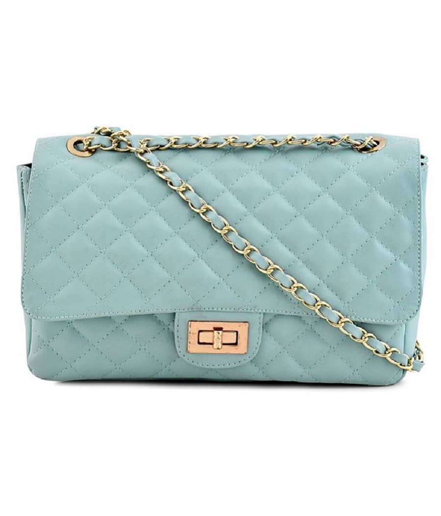 SAKWOODS Sling Bag PU Set of 1 ( Blue ) - Handbags | Buy online on ZillyBuy