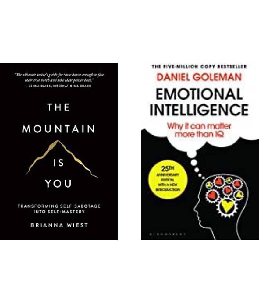 The Mountain Is You + Emotional Intelligence: Why It Can Matter More Than IQ - Stationery | Buy online on ZillyBuy