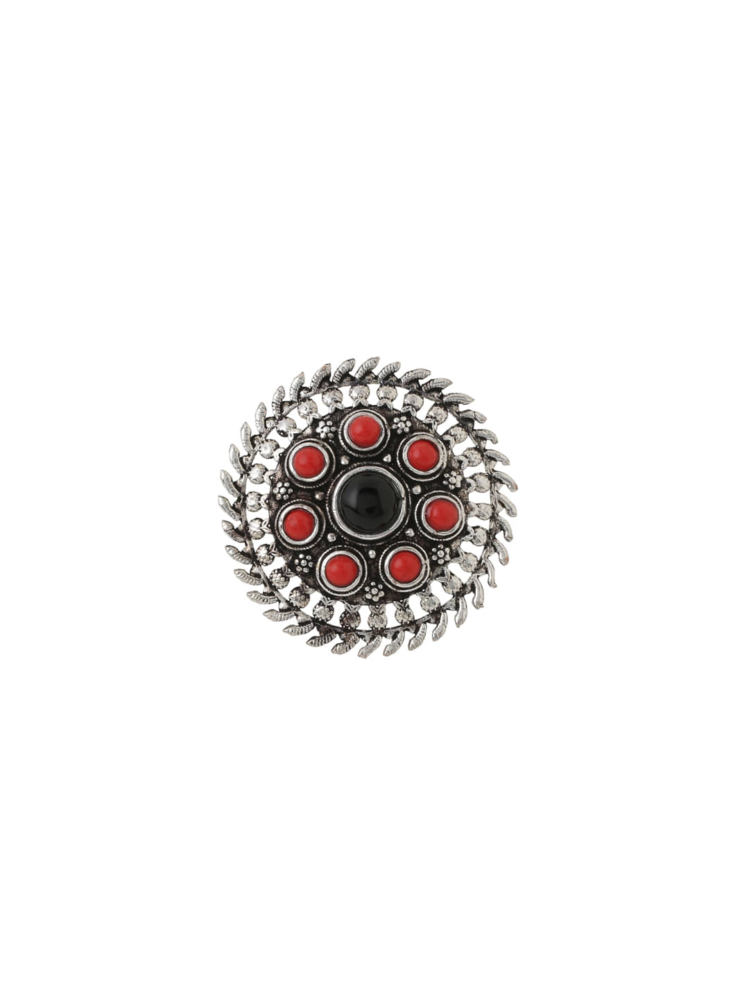 VIRAASI - Silver Cocktail Rings ( Pack of 1 ) VIRAASI - Silver Cocktail Rings ( Pack of 1 )